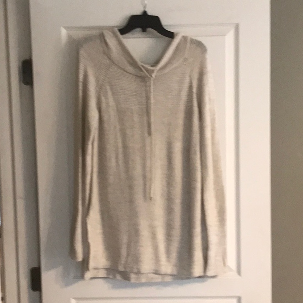 New Directions hooded tunic sweater size large